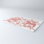 Swedish Dala Horse Red Rug Gallery Image 3