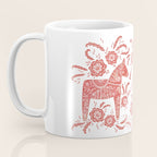 Swedish Dala Horse Red Coffee Mug Gallery Image 3