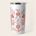 Swedish Dala Horse Red Travel Mug Gallery Image 1
