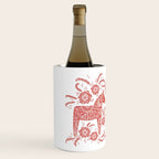 Swedish Dala Horse Red Wine Chiller Gallery Image 2