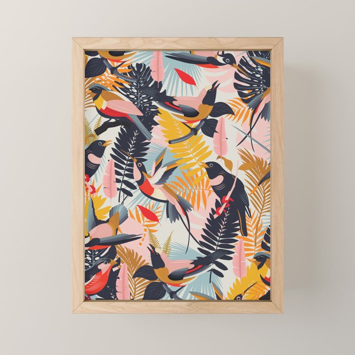 Paradise Birds II. Mini Art Print Gallery Image 1