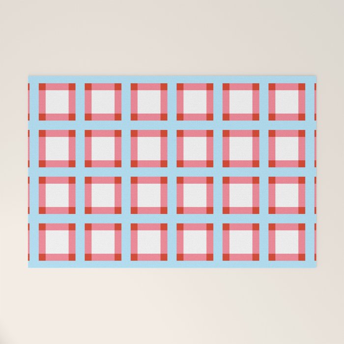 Geometric Pilse 1 Welcome Mat Gallery Image 1