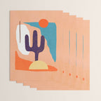 Tropical Cactus in full colour Wrapping Paper Gallery Image 3