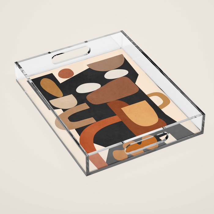 Modern Abstract Art 43 Acrylic Tray Gallery Image 1