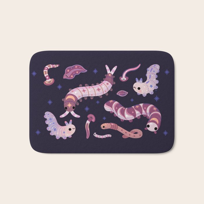 Twinkle twinkle long bugs Bath Mat Gallery Image 1