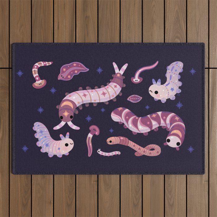Twinkle twinkle long bugs Outdoor Rug Gallery Image 1
