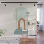 Azzurro Shapes No 55 Wall Mural Gallery Image 1