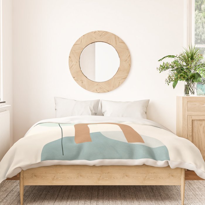 Azzurro Shapes No 55 Duvet Cover Gallery Image 3