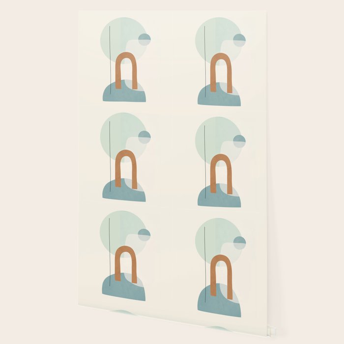 Azzurro Shapes No 55 Wallpaper Gallery Image 2