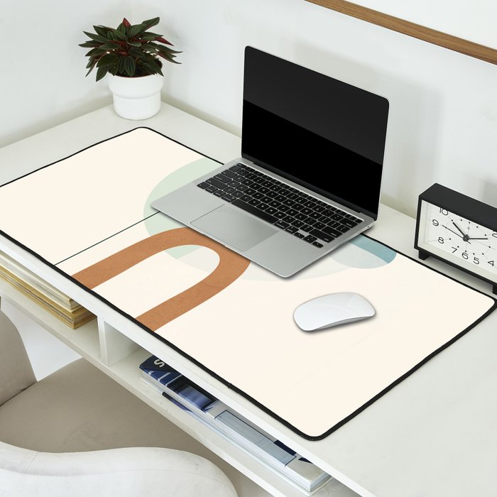 Azzurro Shapes No 55 Desk Mat Gallery Image 2