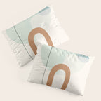Azzurro Shapes No 55 Pillow Sham Gallery Image 3