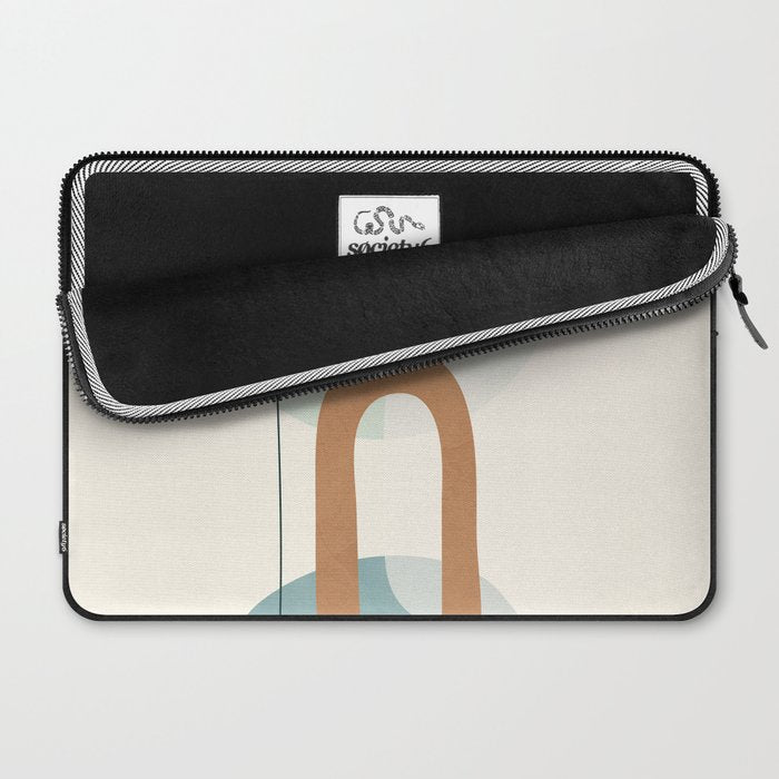 Azzurro Shapes No 55 Laptop Sleeve Gallery Image 2