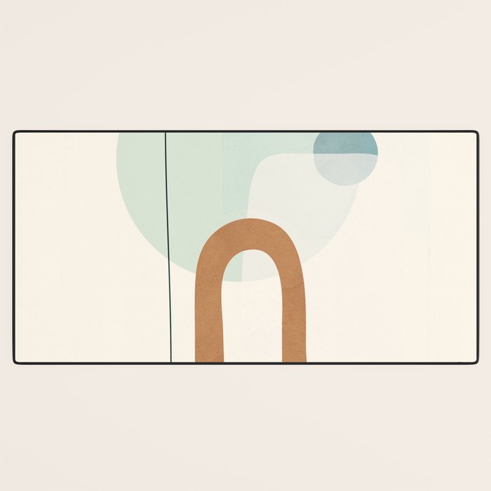 Azzurro Shapes No 55 Desk Mat Gallery Image 3