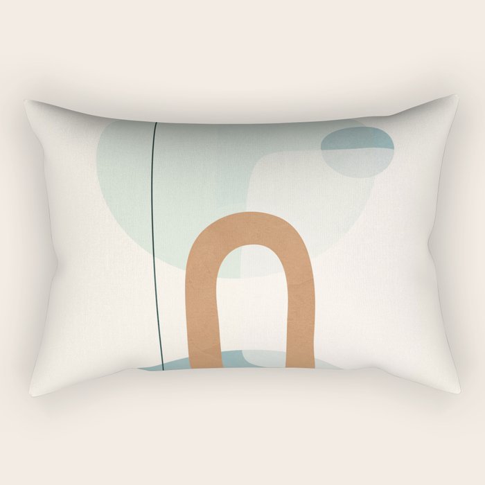 Azzurro Shapes No 55 Rectangular Pillow Gallery Image 2
