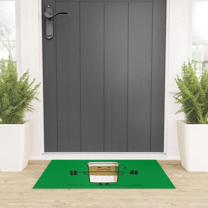 Strong Coffee Welcome Mat Gallery Image 3