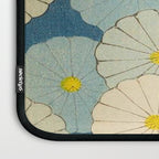 Shin-Bijutsukai - Japanese Design Blue Floral Pattern Laptop Sleeve Gallery Image 3