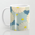 Shin-Bijutsukai - Japanese Design Blue Floral Pattern Coffee Mug Gallery Image 3