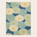 Shin-Bijutsukai - Japanese Design Blue Floral Pattern Poster Gallery Image 4
