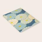 Shin-Bijutsukai - Japanese Design Blue Floral Pattern Notebook Gallery Image 2