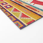 Antique Persian Rug Print With Abstract Quadrupeds Welcome Mat Gallery Image 2