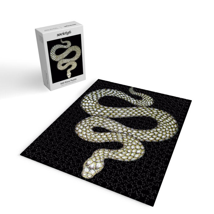 Snake's Charm in Black Jigsaw Puzzle Gallery Image 2