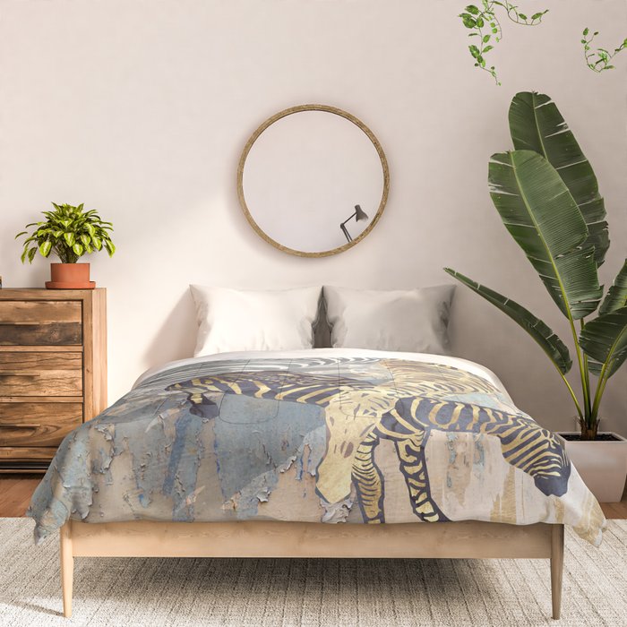 Metallic Zebras Comforter Gallery Image 3