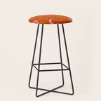 Goodnight Sky - pink and rust Stool Gallery Image 1