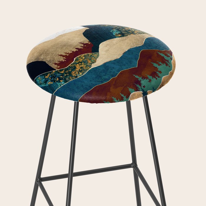 Malachite Mountains Stool Gallery Image 2