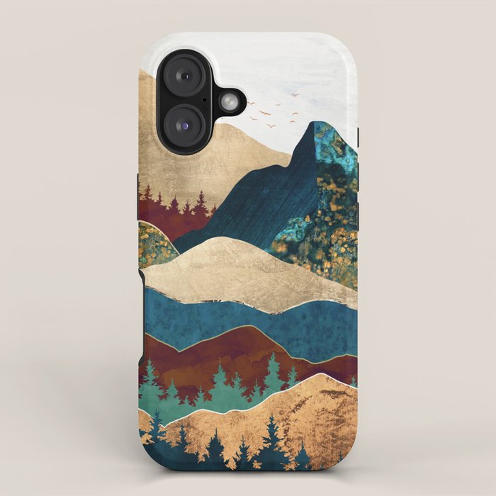 Malachite Mountains iPhone Case Gallery Image 1
