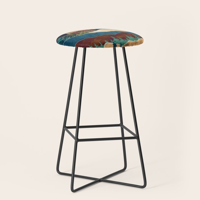 Malachite Mountains Stool Gallery Image 1