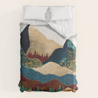 Malachite Mountains Duvet Cover Gallery Image 6