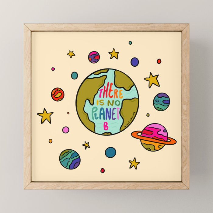 Planet B Mini Art Print Gallery Image 1