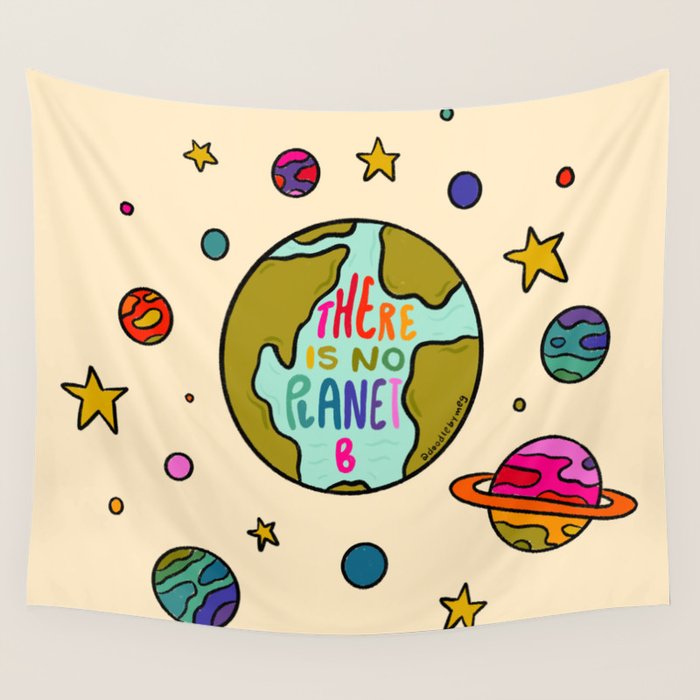 Planet B Wall Tapestry Gallery Image 4