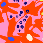 Pink home jungle: Organic shapes and flowers Coffee Mug Gallery Image 2