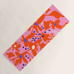 Pink home jungle: Organic shapes and flowers Yoga Mat Gallery Image 1