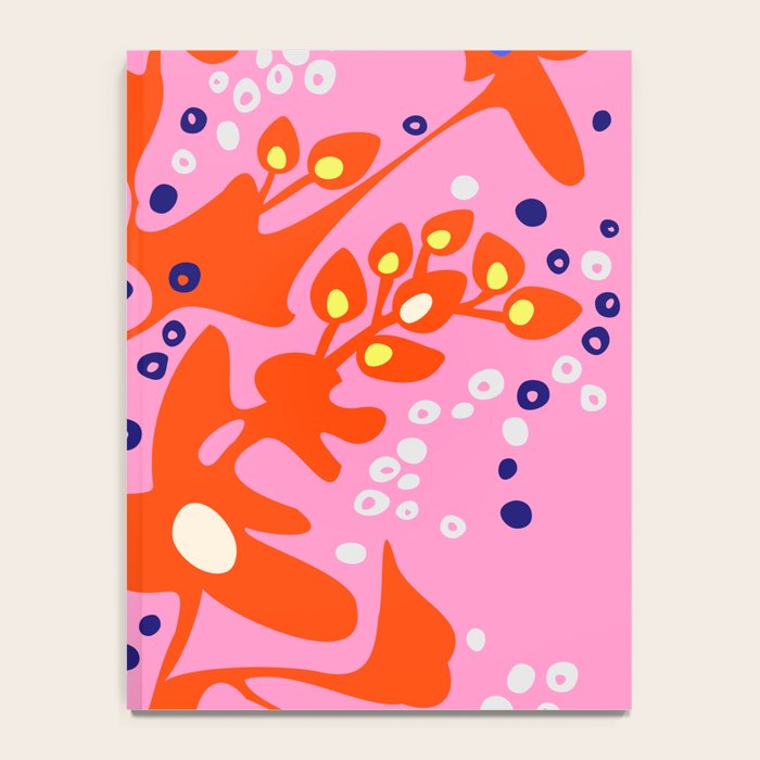 Pink home jungle: Organic shapes and flowers Notebook Gallery Image 4