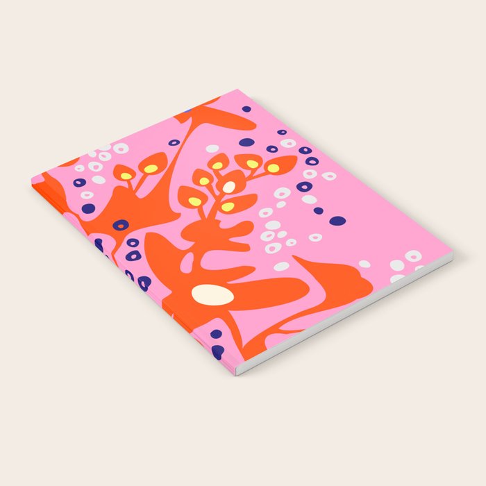Pink home jungle: Organic shapes and flowers Notebook Gallery Image 2
