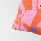 Pink home jungle: Organic shapes and flowers Pillow Sham Gallery Image 4