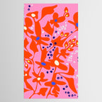 Pink home jungle: Organic shapes and flowers Tablecloth Gallery Image 2