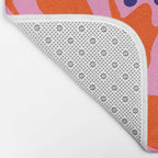 Pink home jungle: Organic shapes and flowers Bath Mat Gallery Image 2