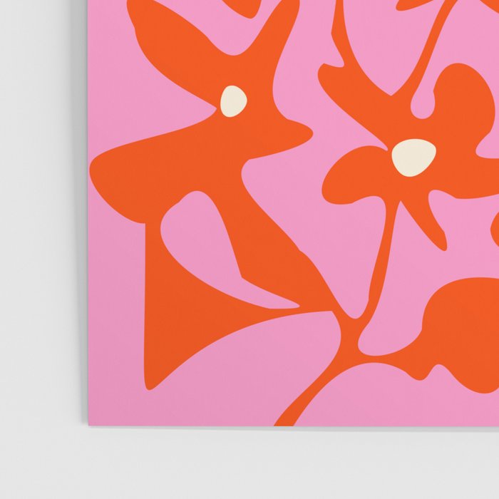 Pink home jungle: Organic shapes and flowers Poster Gallery Image 3