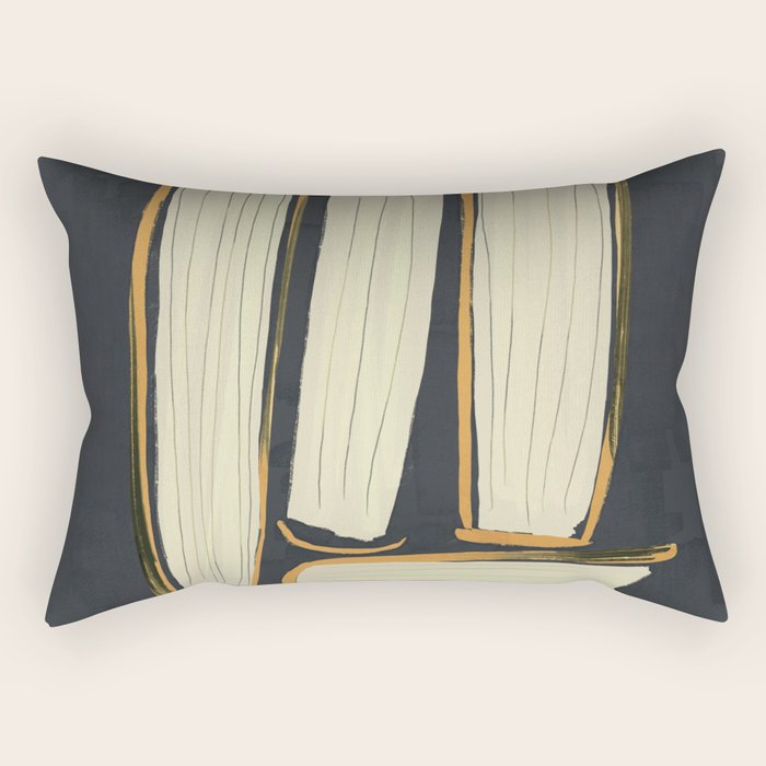 Four Books Rectangular Pillow Gallery Image 1
