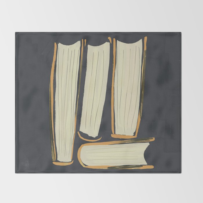 Four Books Throw Blanket Gallery Image 2