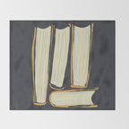 Four Books Throw Blanket Gallery Image 2
