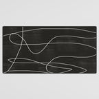 White Line Flow Desk Mat Gallery Image 3