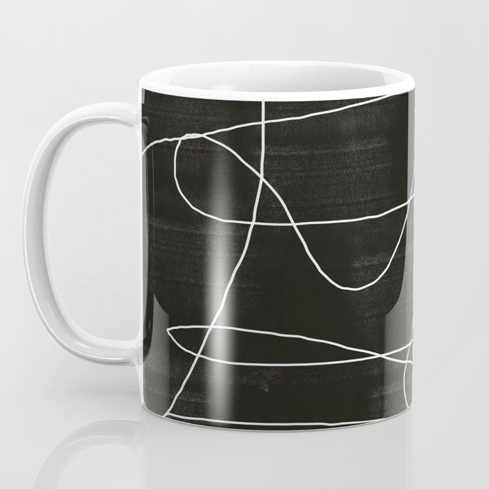 White Line Flow Coffee Mug Gallery Image 3