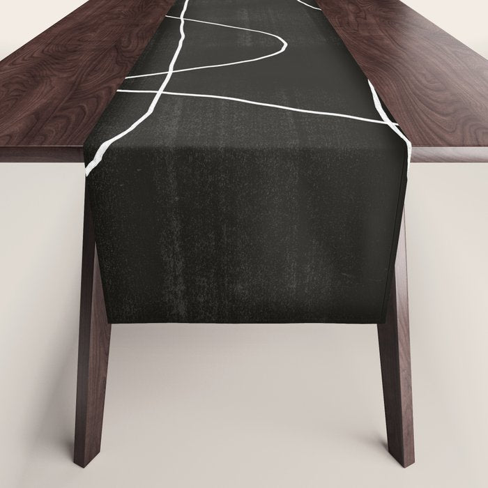 White Line Flow Table Runner Gallery Image 1