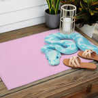 BLUE SNAKE Outdoor Rug Gallery Image 2