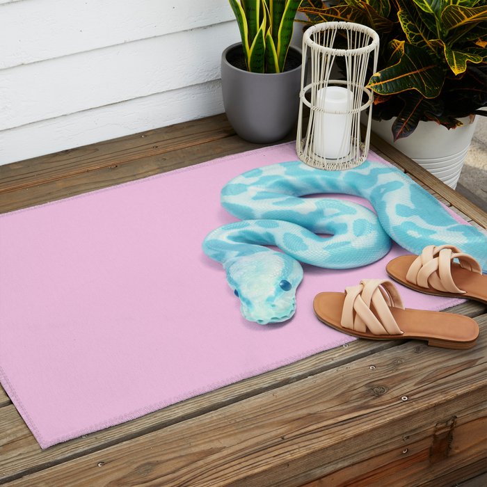 BLUE SNAKE Outdoor Rug Gallery Image 2