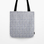William Morris Vintage Rosehip Indigo Blue Tote Bag Gallery Image 1